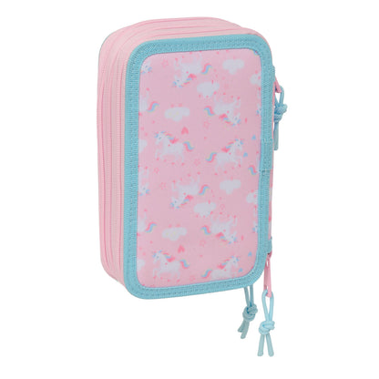 Geantă Universală Glow Lab Roz 12,5 x 19,5 x 5,5 cm 37 Piese - Birou și papetărie, Material școlar și educațional