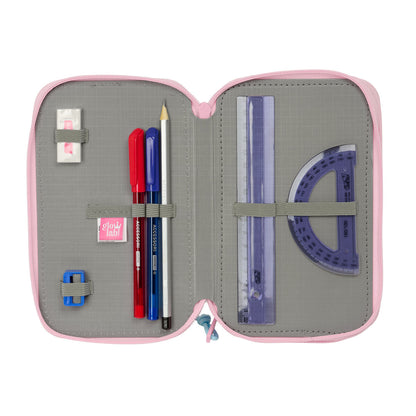 Geantă Universală Glow Lab Roz 12,5 x 19,5 x 5,5 cm 37 Piese - Birou și papetărie, Material școlar și educațional