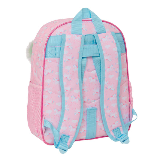 Ghiozdan Glow Lab Roz 32 x 38 x 12 cm - Birou și papetărie, Material școlar și educațional