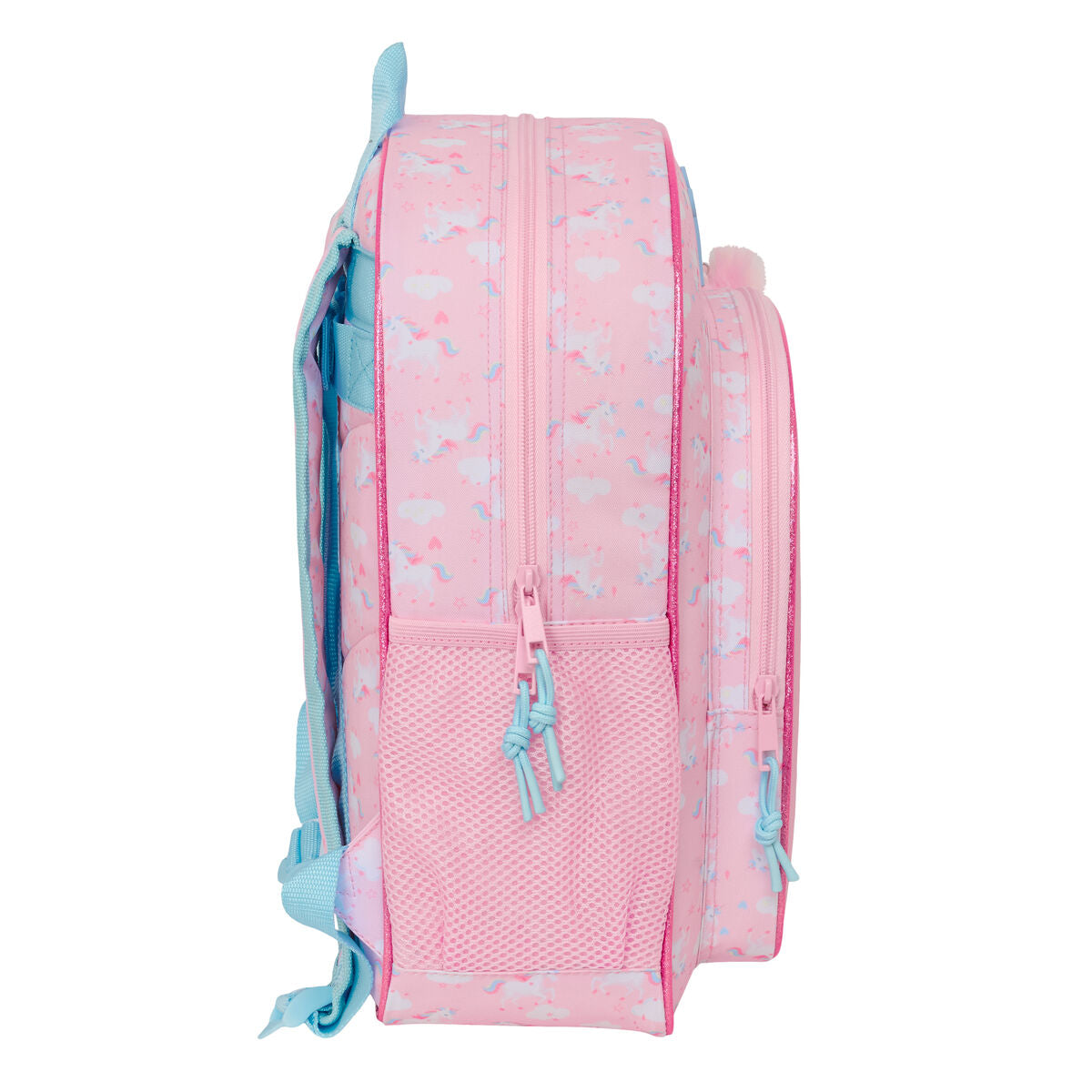 Ghiozdan Glow Lab Roz 32 x 38 x 12 cm - Birou și papetărie, Material școlar și educațional