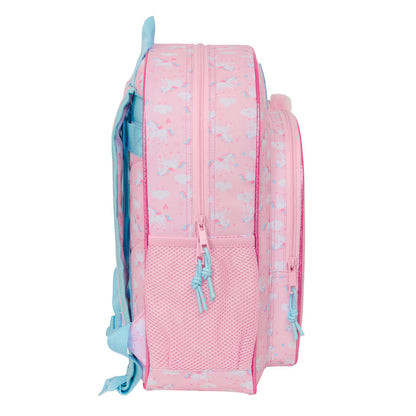 Ghiozdan Glow Lab Roz 32 x 38 x 12 cm - Birou și papetărie, Material școlar și educațional