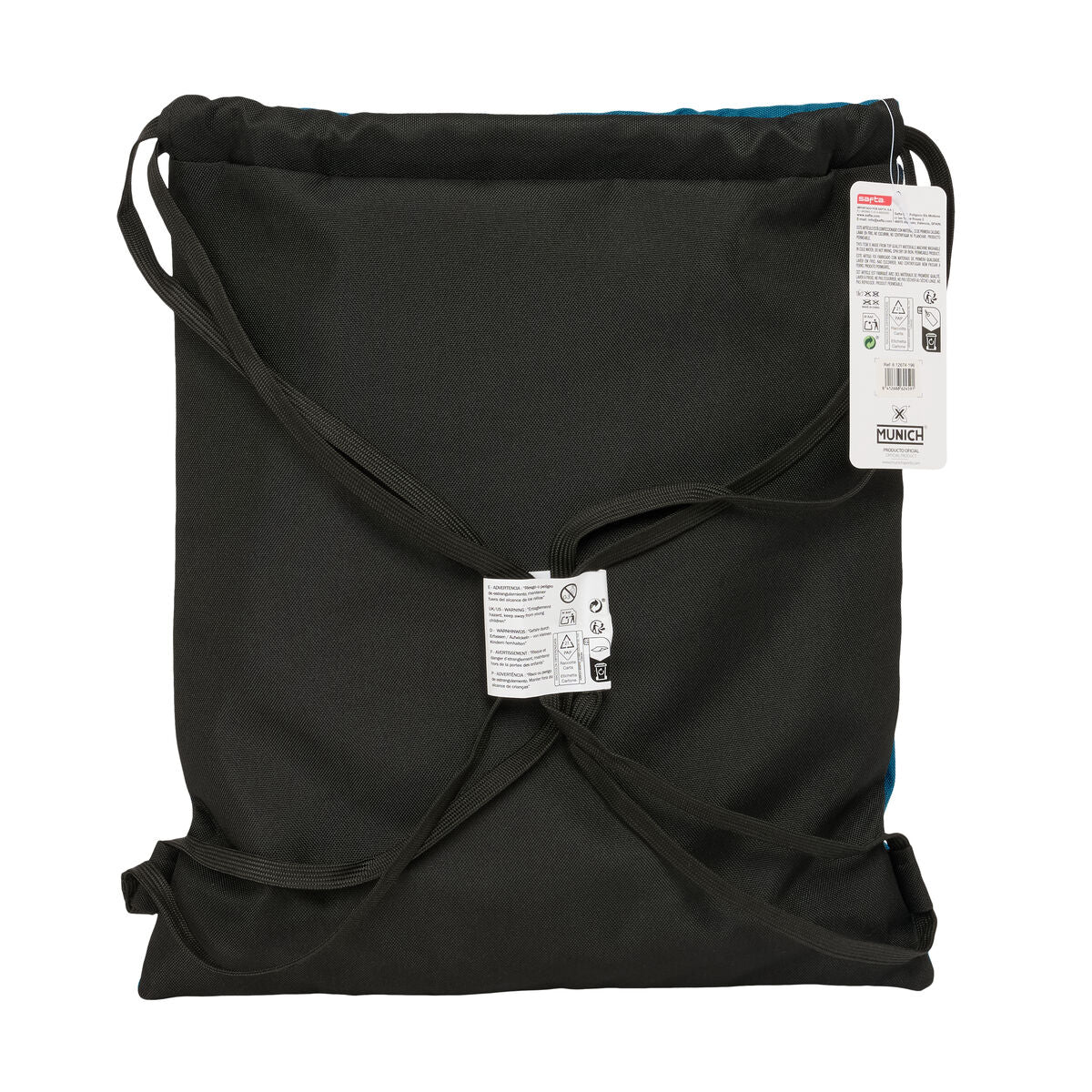 Geantă Rucsac cu Bretele Munich Land Negru Verde 35 x 40 x 1 cm - Birou și papetărie, Material școlar și educațional