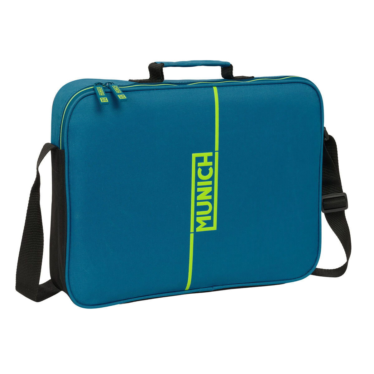 Ghiozdan Munich Land Negru Verde 38 x 28 x 6 cm - Birou și papetărie, Material școlar și educațional