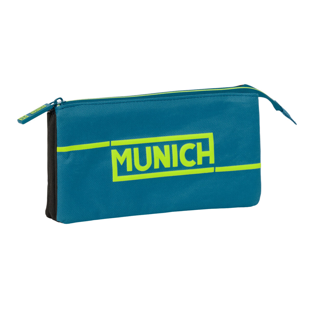 Geantă Universală Munich Land Negru Verde 22 x 12 x 3 cm - Birou și papetărie, Material școlar și educațional