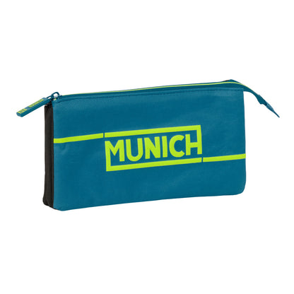 Geantă Universală Munich Land Negru Verde 22 x 12 x 3 cm - Birou și papetărie, Material școlar și educațional