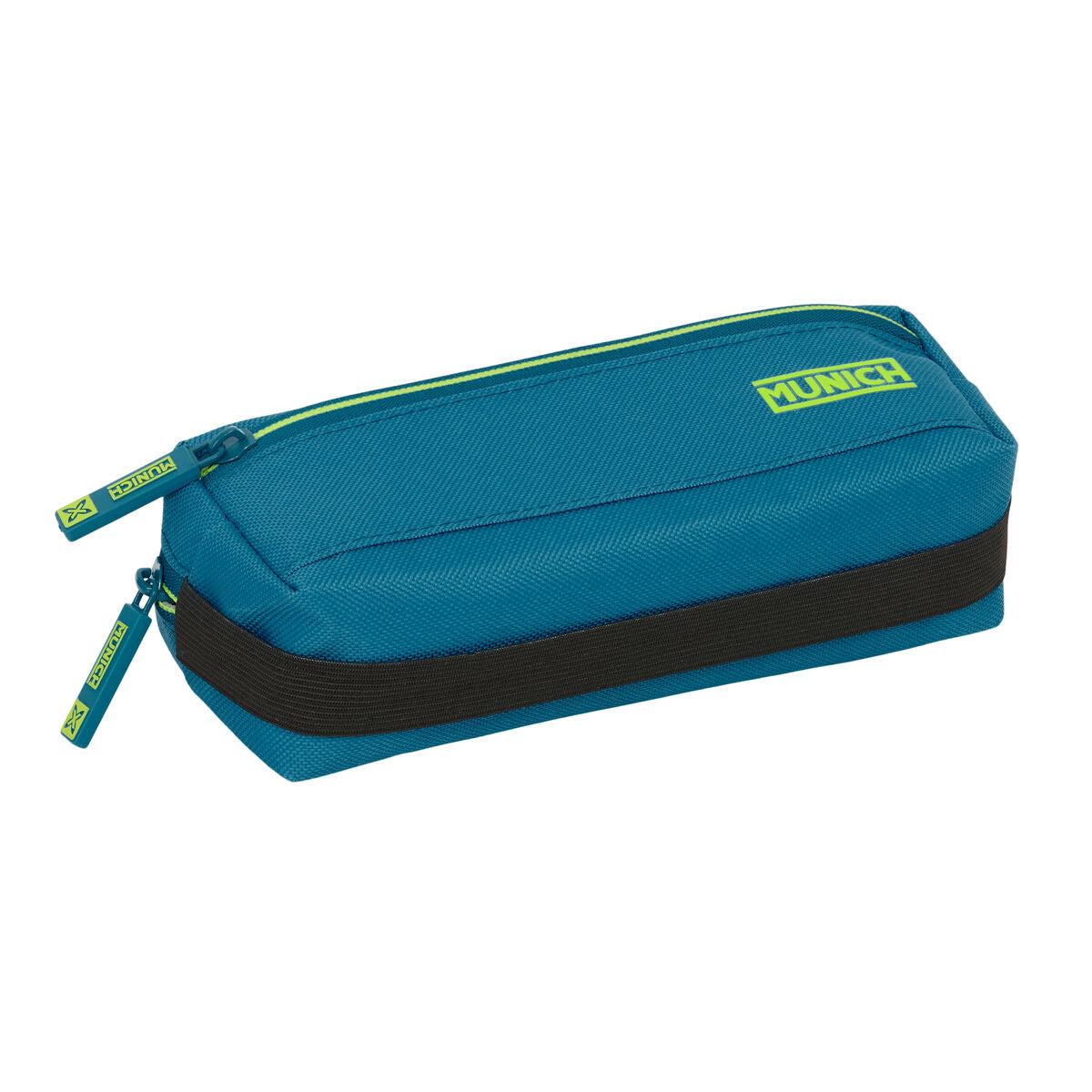 Geantă Universală Munich Land Negru Verde 22 x 8,5 x 6 cm - Birou și papetărie, Material școlar și educațional