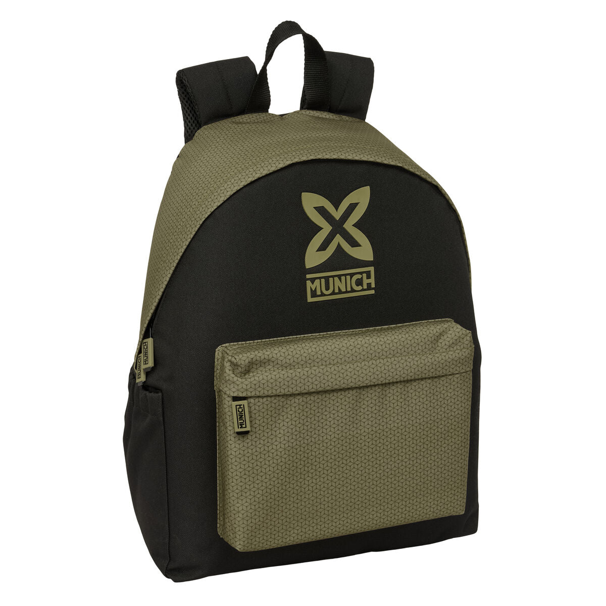 Ghiozdan Munich West Negru Verde 31 x 43 x 13 cm - Birou și papetărie, Material școlar și educațional