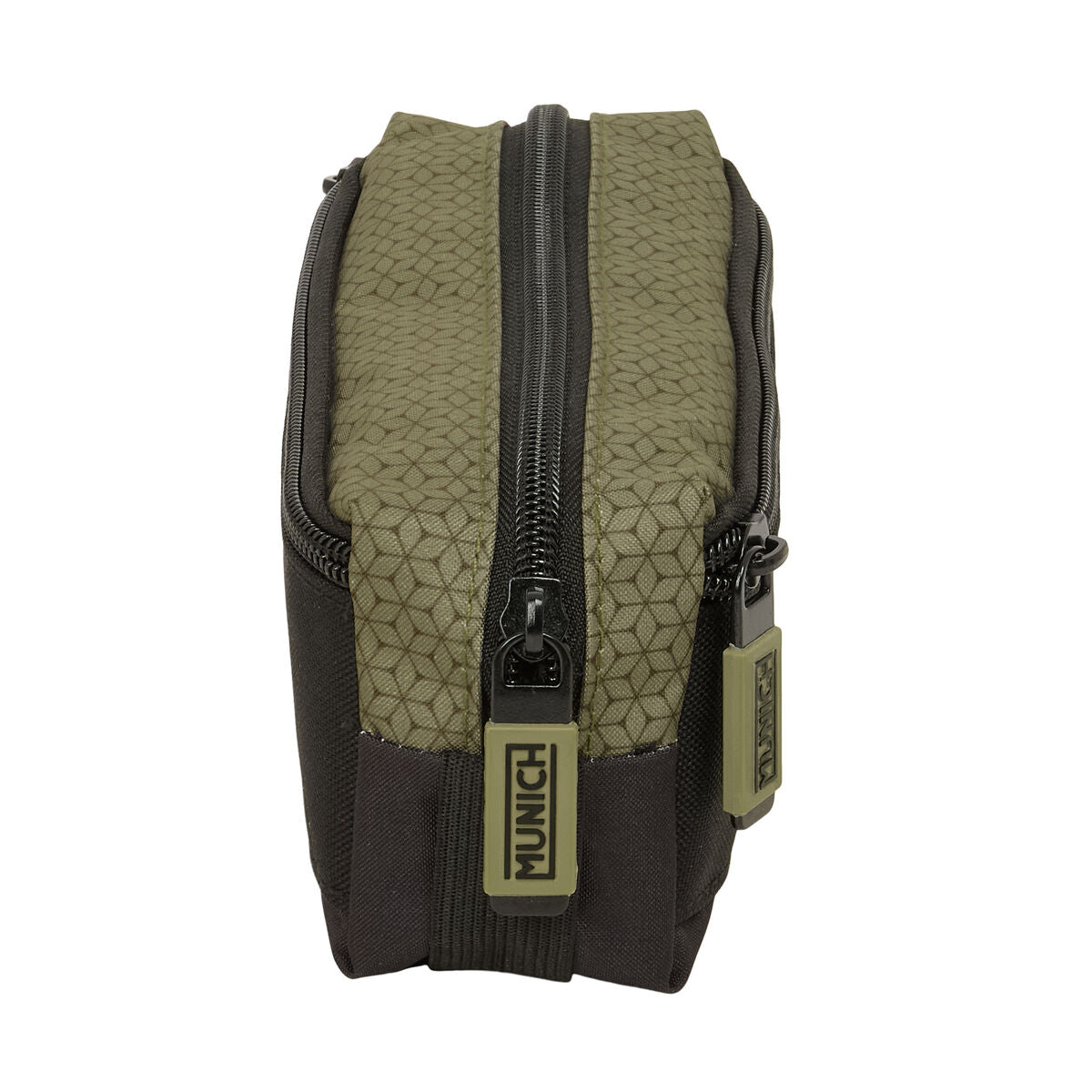Geantă Universală Munich West Negru Verde 22 x 8,5 x 6 cm - Birou și papetărie, Material școlar și educațional