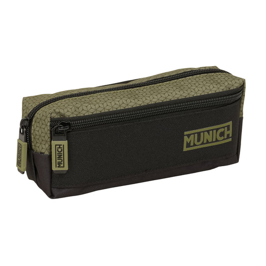 Geantă Universală Munich West Negru Verde 22 x 8,5 x 6 cm - Birou și papetărie, Material școlar și educațional