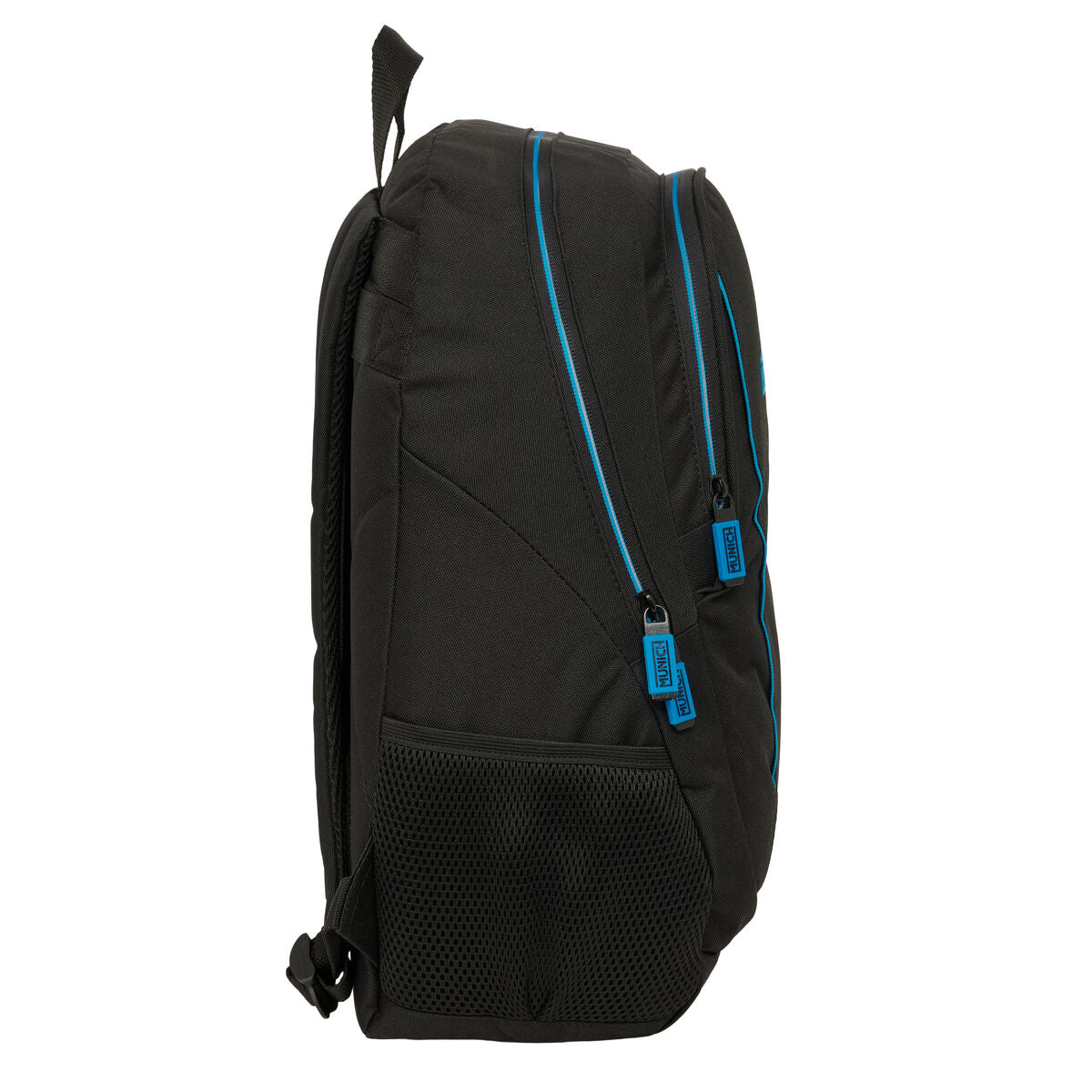 Ghiozdan Munich Road Albastru Negru 32 x 44 x 16 cm - Birou și papetărie, Material școlar și educațional