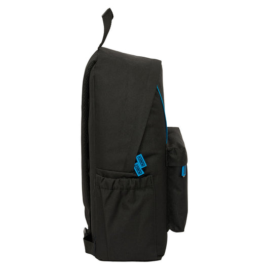 Ghiozdan Munich Road Albastru Negru 31 x 43 x 13 cm - Birou și papetărie, Material școlar și educațional