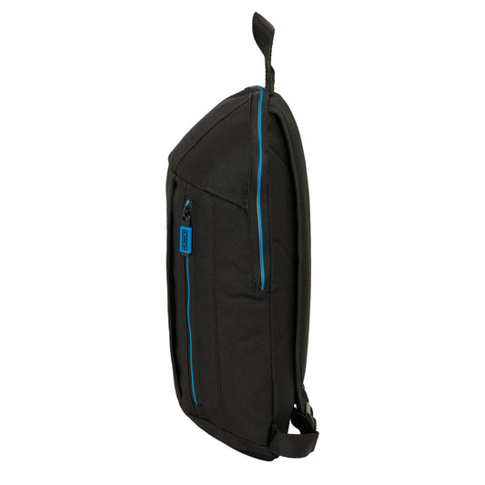 Ghiozdan Munich Road Albastru Negru 22 x 39 x 10 cm - Birou și papetărie, Material școlar și educațional