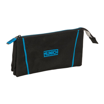 Ghiozdan Munich Road Albastru Negru 22 x 12 x 3 cm - Birou și papetărie, Material școlar și educațional