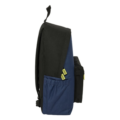 Ghiozdan Munich Track Albastru Negru 31 x 43 x 13 cm - Birou și papetărie, Material școlar și educațional