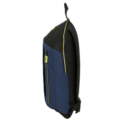 Ghiozdan Munich Track Albastru Negru 22 x 39 x 10 cm - Birou și papetărie, Material școlar și educațional