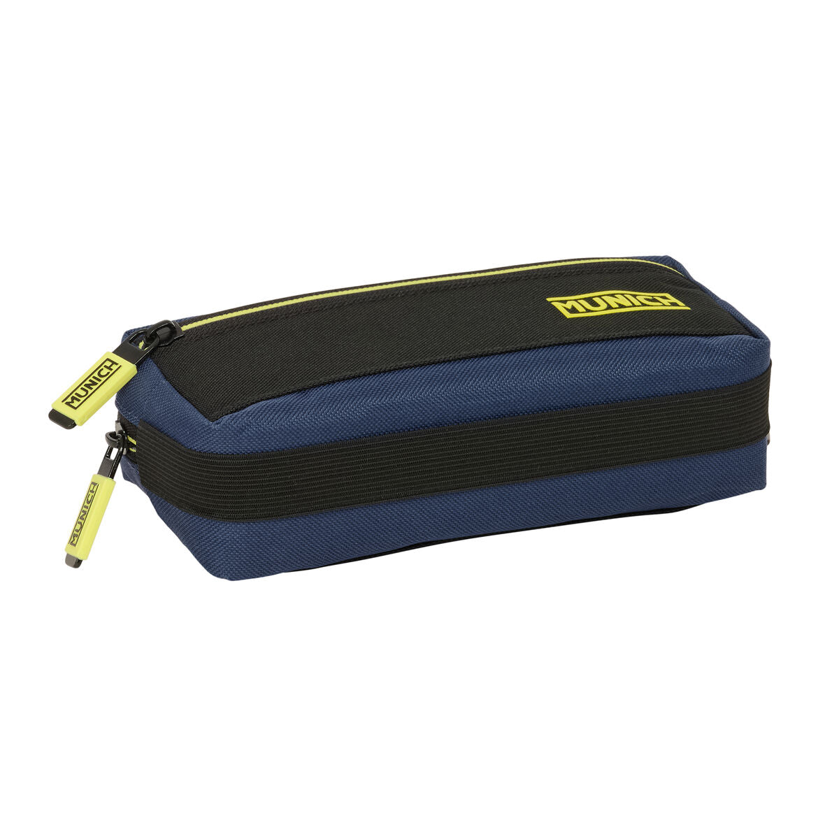 Geantă Universală Munich Track Albastru Negru 22 x 8,5 x 6 cm - Birou și papetărie, Material școlar și educațional