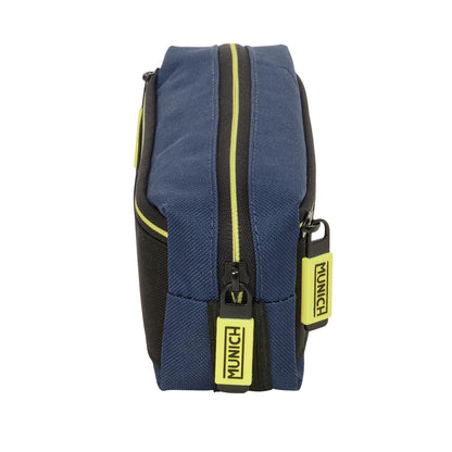 Geantă Universală Munich Track Albastru Negru 22 x 8,5 x 6 cm - Birou și papetărie, Material școlar și educațional