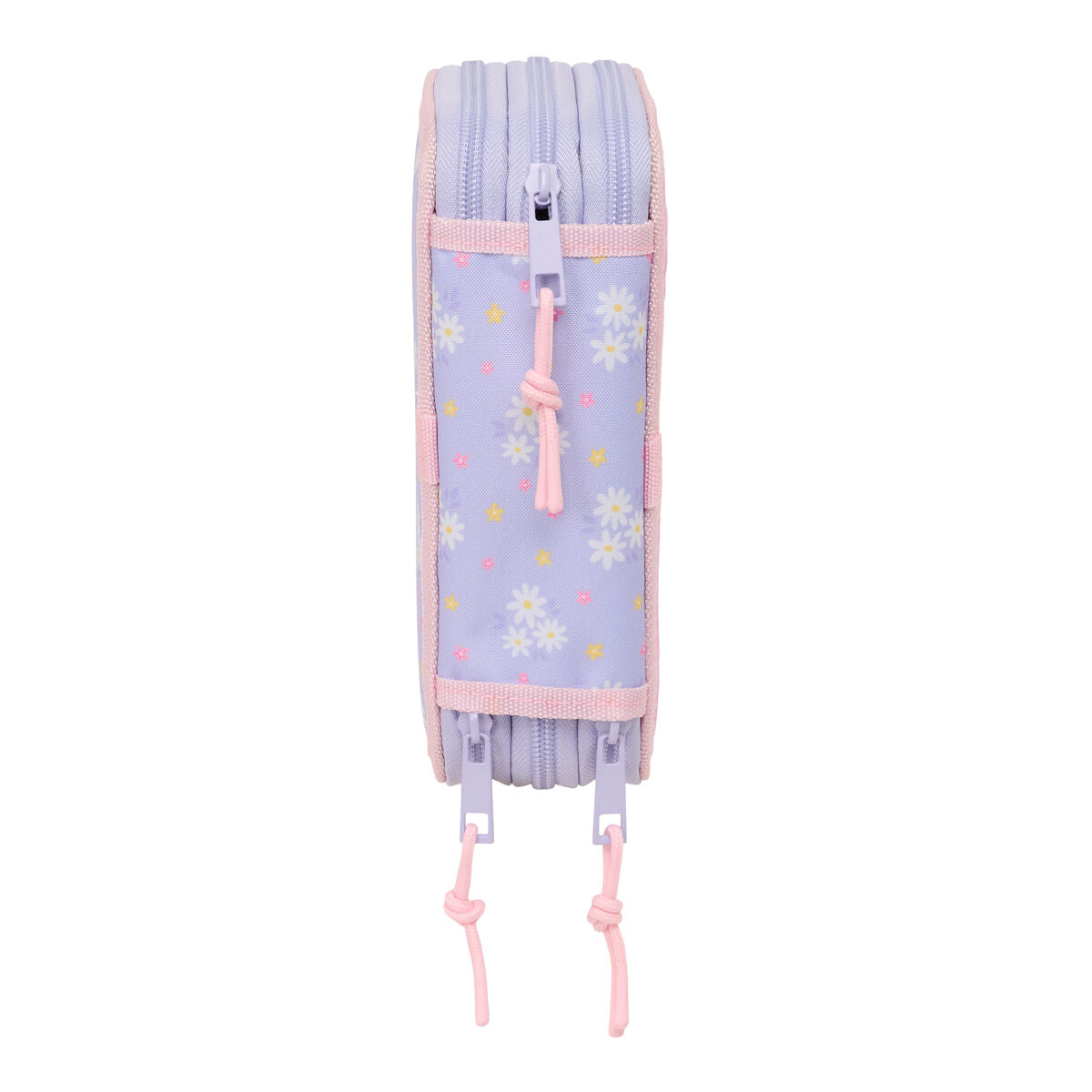 Geantă Universală Safta Bouquet Roz Liliachiu 12,5 x 19,5 x 5,5 cm 37 Piese - Birou și papetărie, Material școlar și educațional