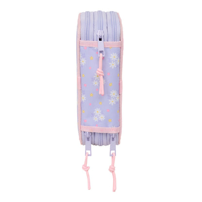 Geantă Universală Safta Bouquet Roz Liliachiu 12,5 x 19,5 x 5,5 cm 37 Piese - Birou și papetărie, Material școlar și educațional