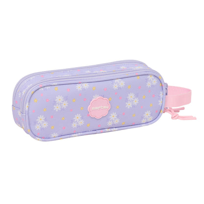 Geantă Universală Safta Bouquet Roz Liliachiu 21 x 8 x 6 cm - Birou și papetărie, Material școlar și educațional