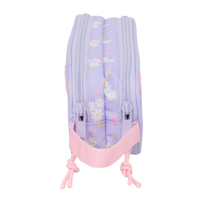 Geantă Universală Safta Bouquet Roz Liliachiu 21 x 8 x 6 cm - Birou și papetărie, Material școlar și educațional