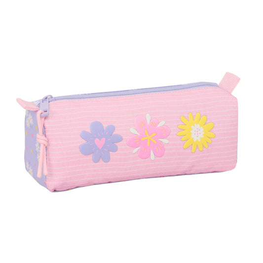 Geantă Universală Safta Bouquet Roz Liliachiu 21 x 8 x 7 cm - Birou și papetărie, Material școlar și educațional