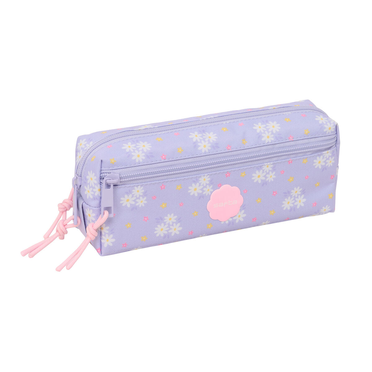 Geantă Universală Safta Bouquet Roz Liliachiu 22 x 8,5 x 6 cm - Birou și papetărie, Material școlar și educațional