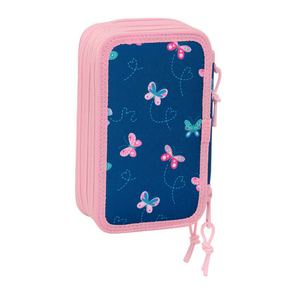 Geantă Universală BlackFit8 Mariposas Multicolor 12,5 x 19,5 x 5,5 cm 37 Piese - Birou și papetărie, Material școlar și educațional