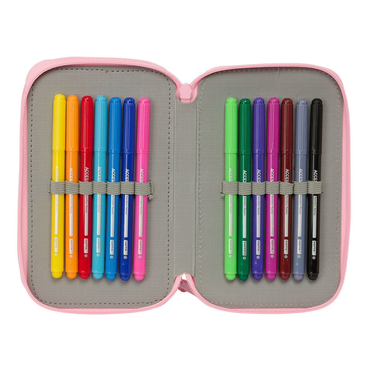 Geantă Universală BlackFit8 Mariposas Multicolor 12,5 x 19,5 x 5,5 cm 37 Piese - Birou și papetărie, Material școlar și educațional