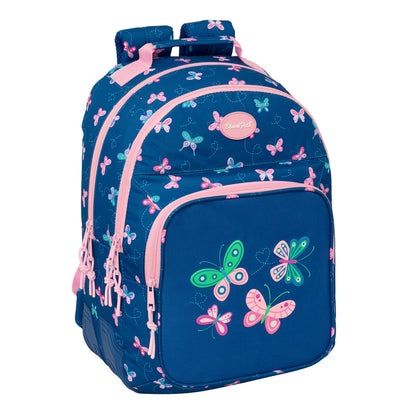 Ghiozdan BlackFit8 Mariposas Multicolor 32 x 42 x 15 cm - Birou și papetărie, Material școlar și educațional