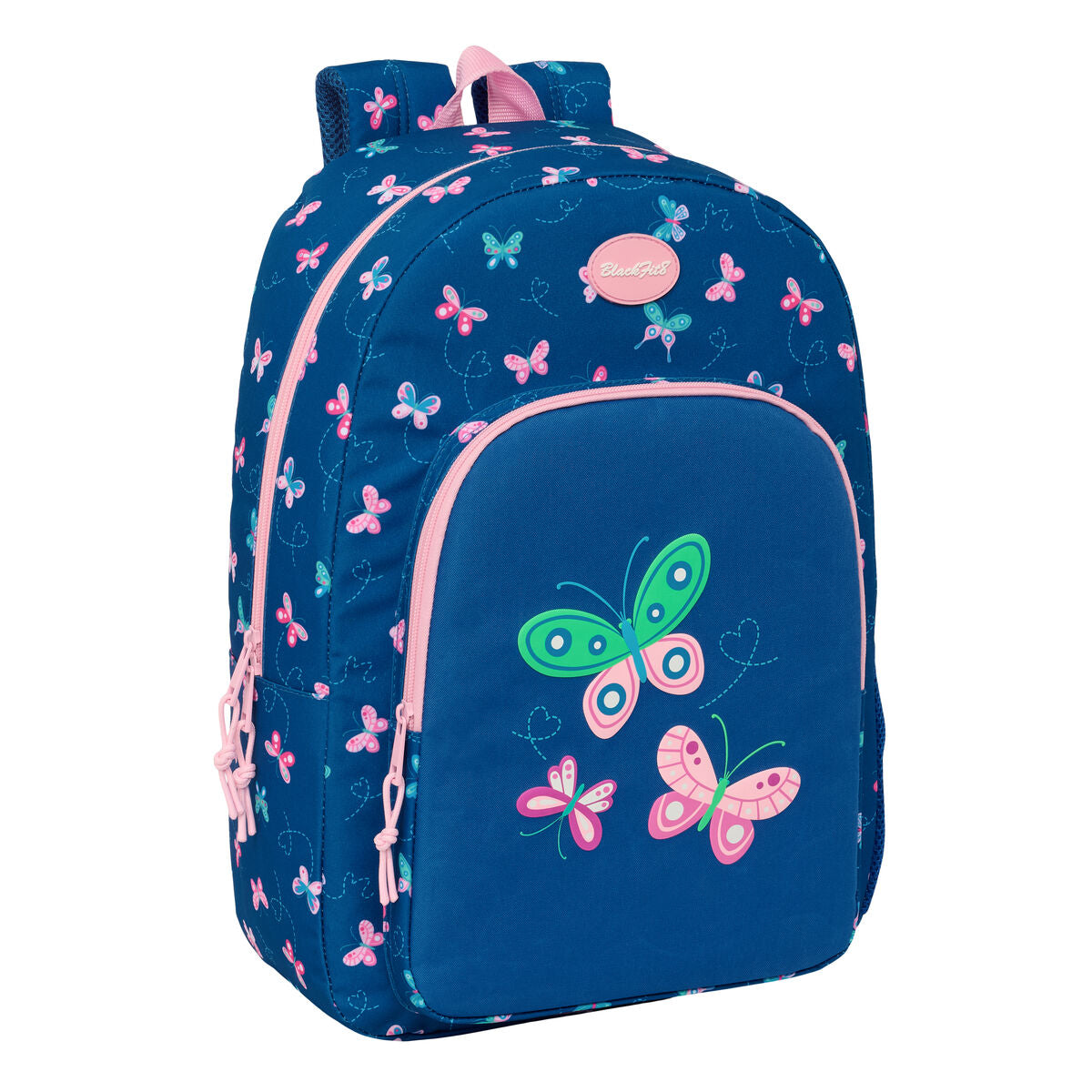 Ghiozdan BlackFit8 Mariposas Multicolor 30 x 46 x 14 cm - Birou și papetărie, Material școlar și educațional