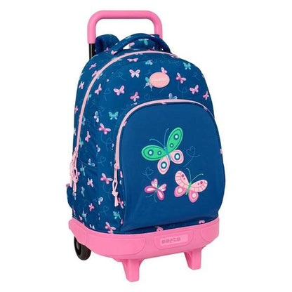 Ghiozdan cu Roți BlackFit8 Mariposas Multicolor 33 x 45 x 22 cm Fluturi - Birou și papetărie, Material școlar și educațional