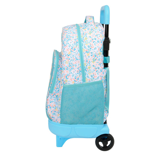 Ghiozdan Moos Fiori Multicolor 33 x 45 x 22 cm - Birou și papetărie, Material școlar și educațional