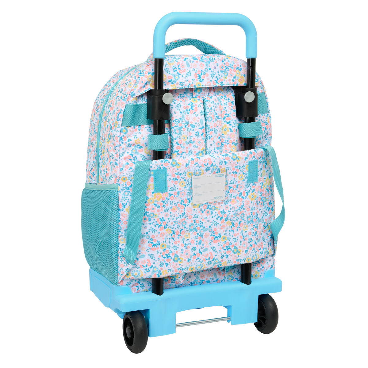 Ghiozdan Moos Fiori Multicolor 33 x 45 x 22 cm - Birou și papetărie, Material școlar și educațional