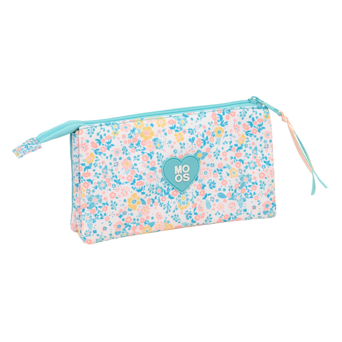 Geantă Universală Moos Fiori Multicolor 22 x 12 x 3 cm - Birou și papetărie, Material școlar și educațional