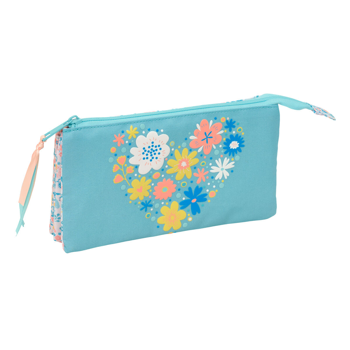 Geantă Universală Moos Fiori Multicolor 22 x 12 x 3 cm - Birou și papetărie, Material școlar și educațional