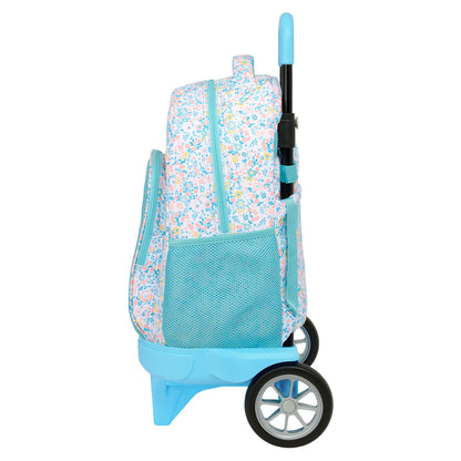 Ghiozdan Moos Fiori Multicolor 33 x 45 x 22 cm - Birou și papetărie, Material școlar și educațional