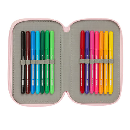 Geantă Universală Glow Lab Frutitas 12,5 x 19,5 x 5,5 cm 37 Piese - Birou și papetărie, Material școlar și educațional