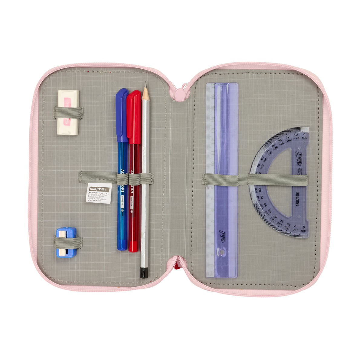 Geantă Universală Glow Lab Frutitas 12,5 x 19,5 x 5,5 cm 37 Piese - Birou și papetărie, Material școlar și educațional