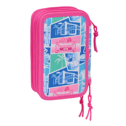 Geantă Universală Barbie Multicolor 12,5 x 19,5 x 5,5 cm 37 Piese - Birou și papetărie, Material școlar și educațional