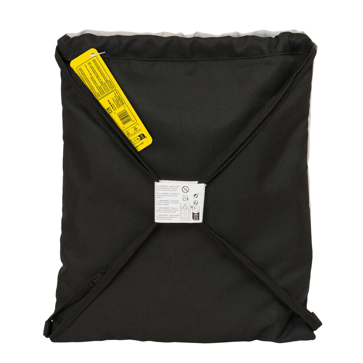 Geantă Rucsac cu Bretele Kappa Grey Negru Gri 35 x 40 x 1 cm - Birou și papetărie, Material școlar și educațional