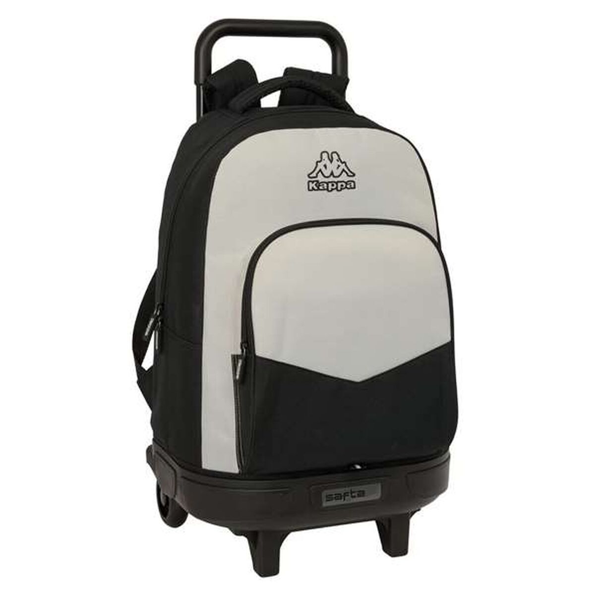 Ghiozdan cu Roți Kappa Grey Negru Gri 33 x 45 x 22 cm - Birou și papetărie, Material școlar și educațional