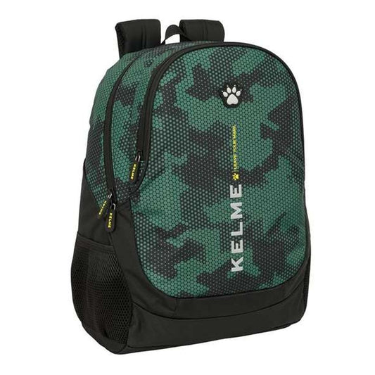 Ghiozdan Kelme Camo Negru Verde 32 x 44 x 16 cm - Birou și papetărie, Material școlar și educațional
