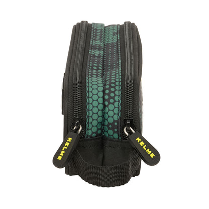 Geantă Universală Kelme Camo Negru Verde 21 x 8 x 6 cm - Birou și papetărie, Material școlar și educațional