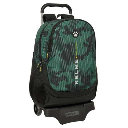 Ghiozdan Kelme Camo Negru Verde 32 x 44 x 16 cm - Birou și papetărie, Material școlar și educațional