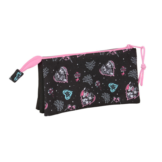 Geantă Universală Monster High Negru 22 x 12 x 3 cm - Birou și papetărie, Material școlar și educațional