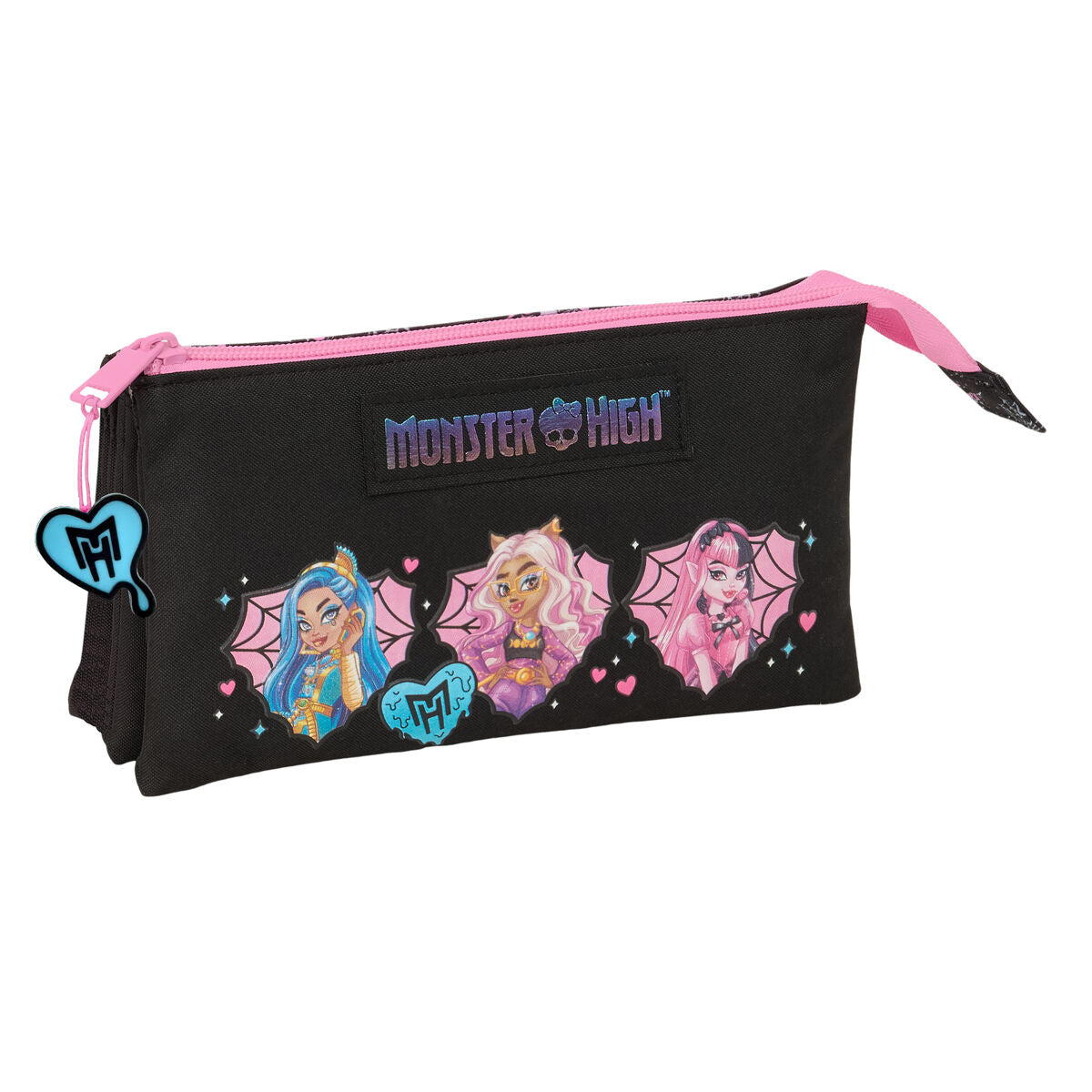 Geantă Universală Monster High Negru 22 x 12 x 3 cm - Birou și papetărie, Material școlar și educațional