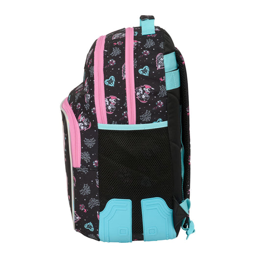 Ghiozdan Monster High Negru 32 x 42 x 15 cm - Birou și papetărie, Material școlar și educațional