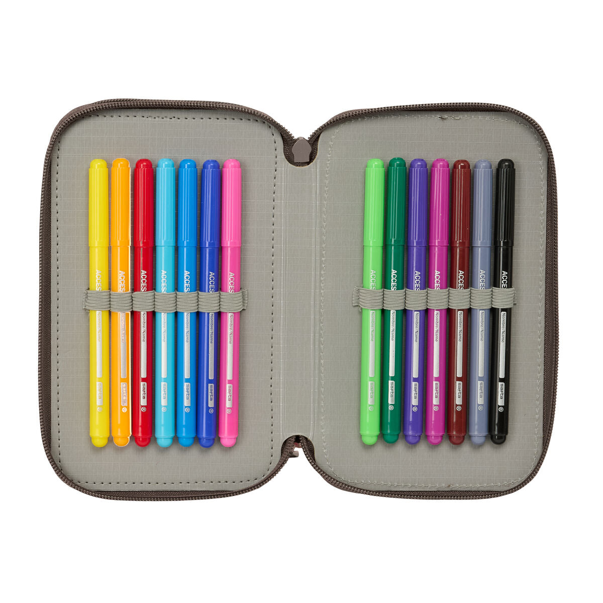 Geantă Universală Jurassic World Maro 12,5 x 19,5 x 5,5 cm 37 Piese - Birou și papetărie, Material școlar și educațional