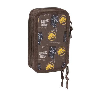 Geantă Universală Jurassic World Maro 12,5 x 19,5 x 5,5 cm 37 Piese - Birou și papetărie, Material școlar și educațional